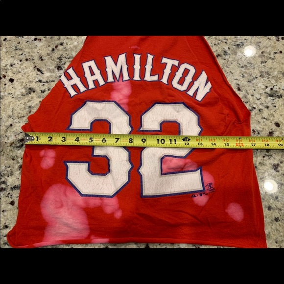 Texas rangers baseball cutoff tank top crop - Picture 5 of 5